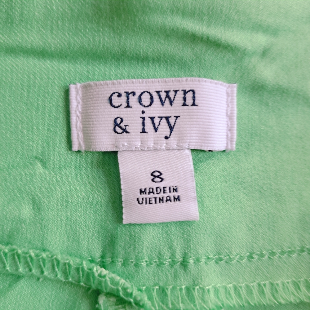 EUC Crown & Ivy Skort, Green, Size 8 - Picture 3 of 6
